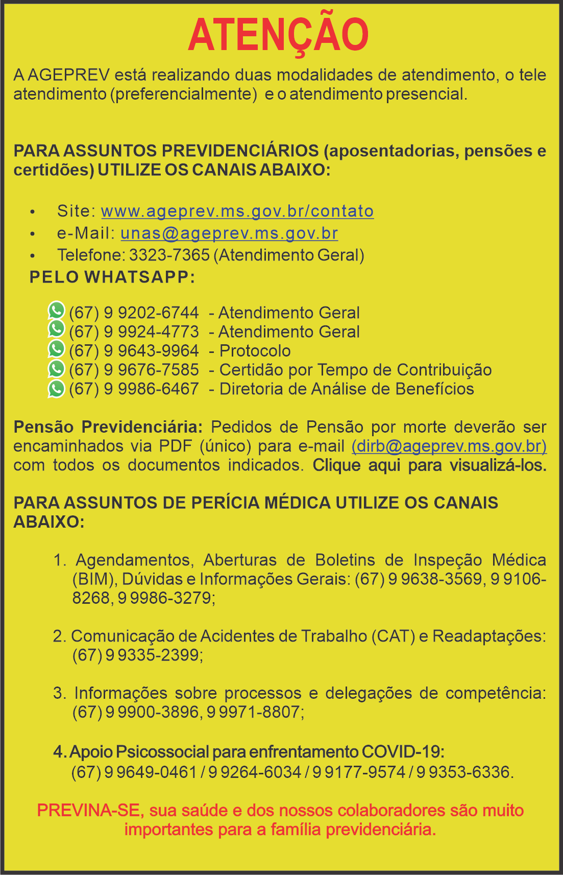 Requerimento de Pensão Previdenciária