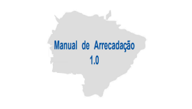 Capa Manual de Arrecadação.
